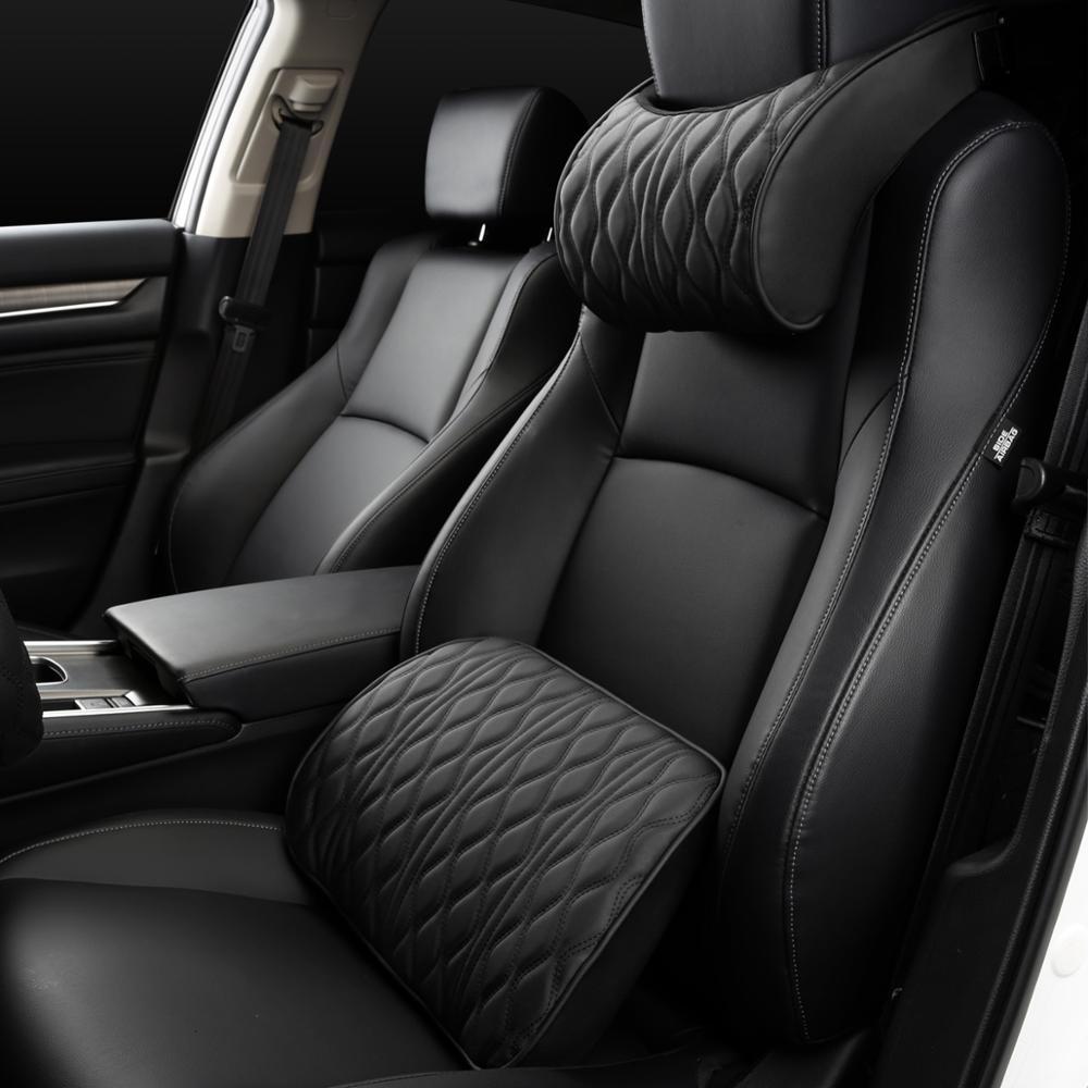 Universal Car Lumbar Headrest Support Set