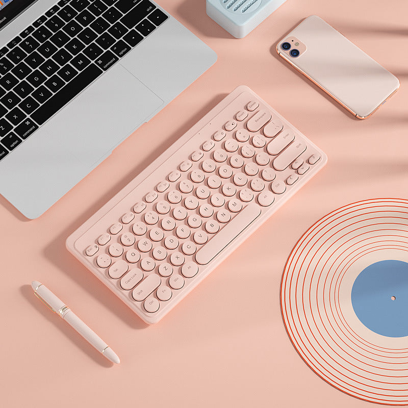 Mute USB Wireless Bow Notebook Keyboard