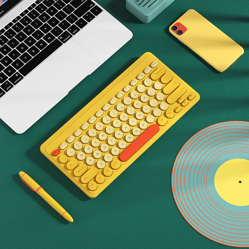 Mute USB Wireless Bow Notebook Keyboard