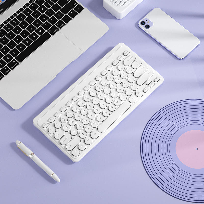 Mute USB Wireless Bow Notebook Keyboard