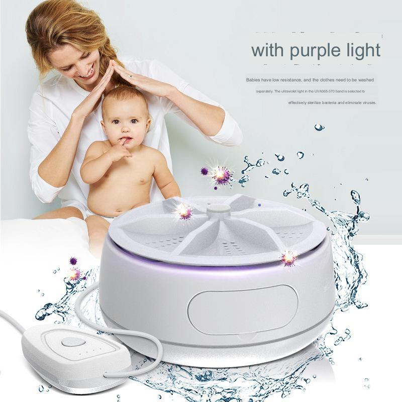 Portable Turbo RC Mini Washing Machine