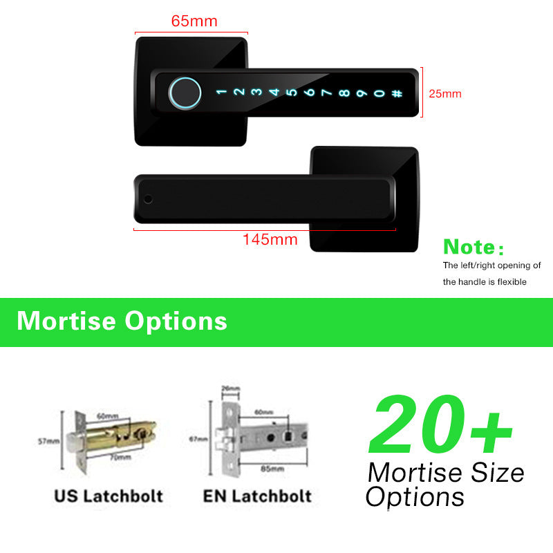 Smart Bluetooth Graffiti Fingerprint Lock