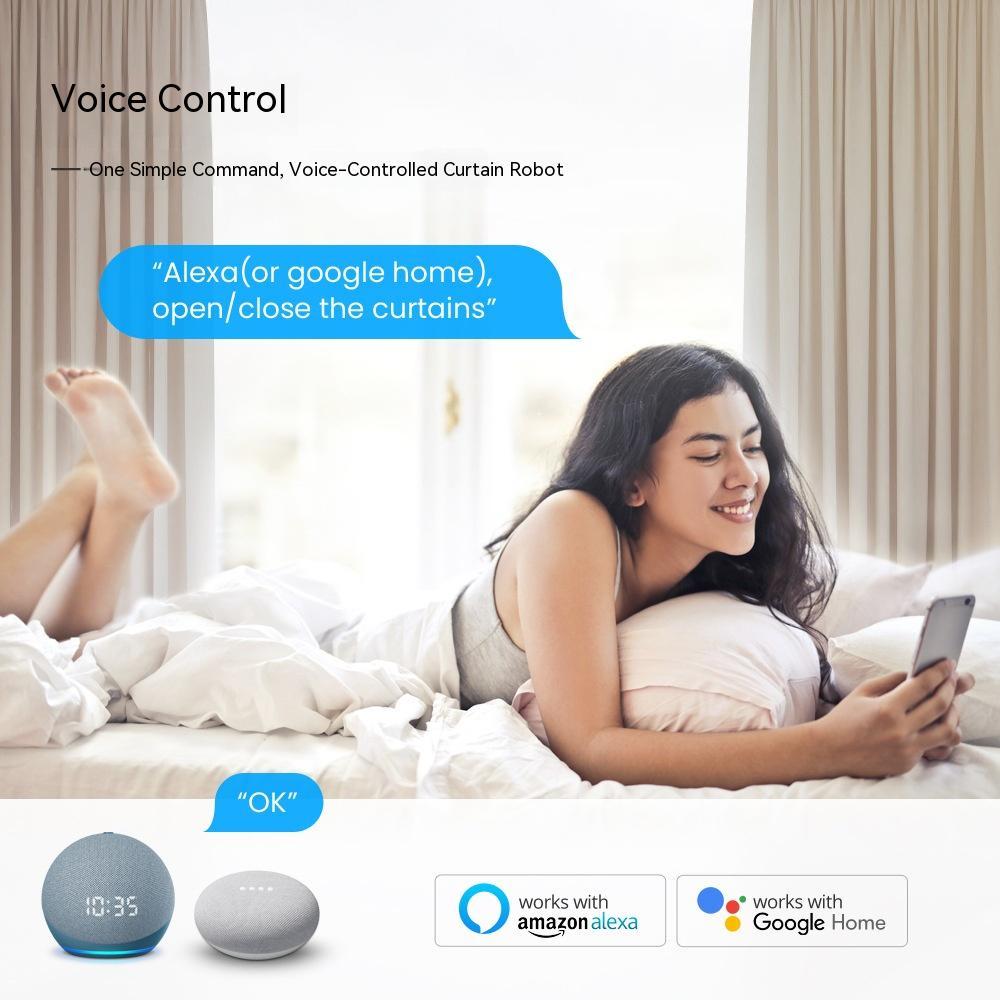 Electric Smart Wifi Robot Curtain Rod