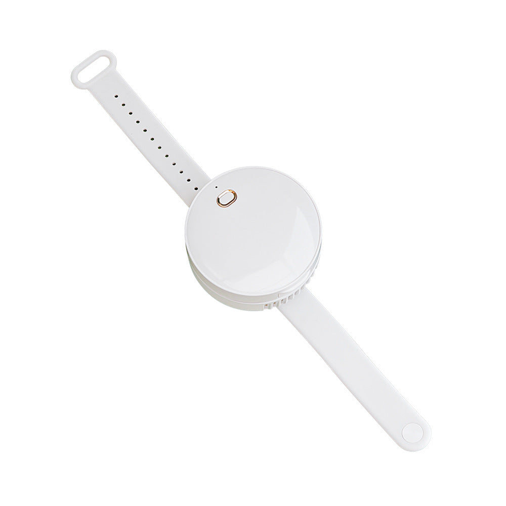 USB Portable Leafless Wrist Fan Mirror