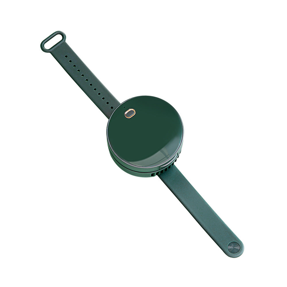 USB Portable Leafless Wrist Fan Mirror