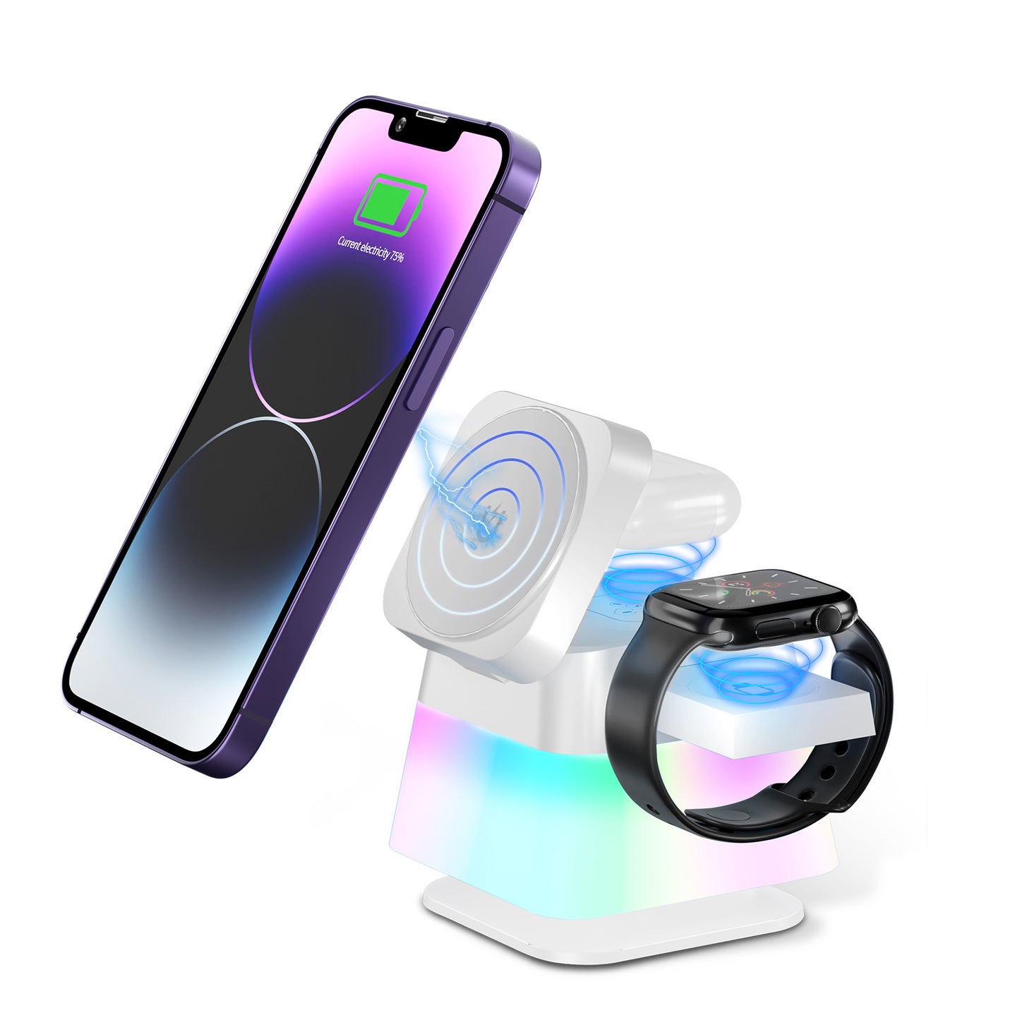 4-In-1 Rotatable Wireless Charger Stand