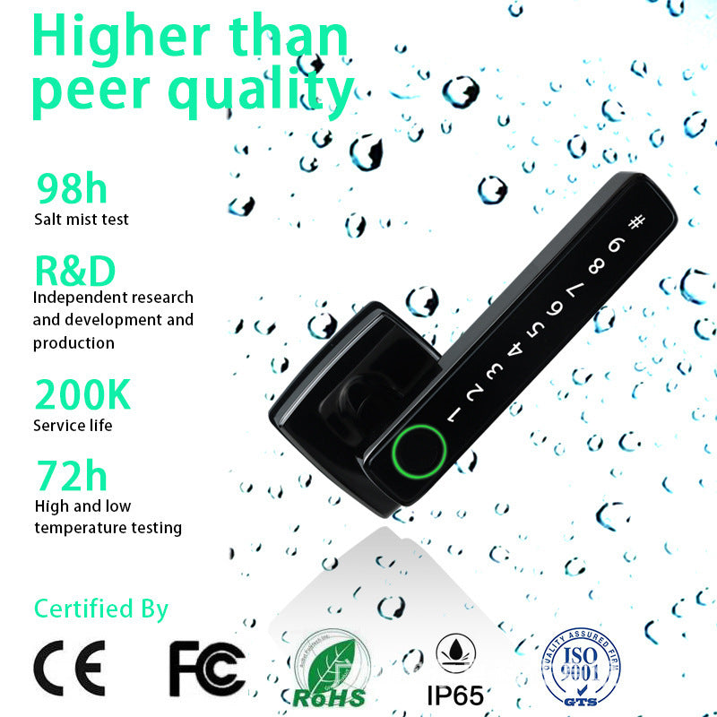 Smart Bluetooth Graffiti Fingerprint Lock