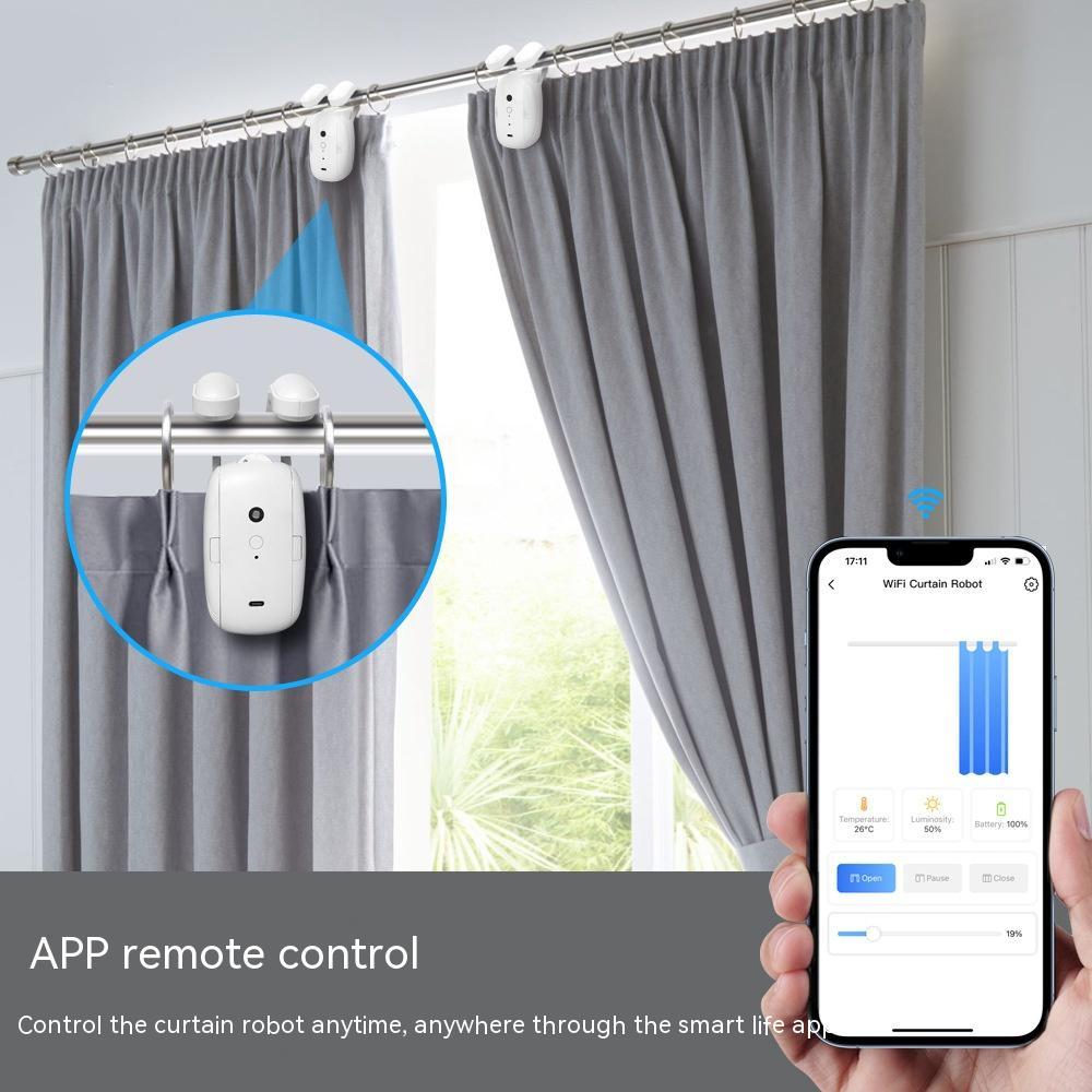 Electric Smart Wifi Robot Curtain Rod